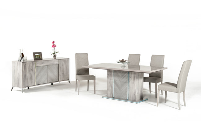 Alexa Italian Modern Grey Buffet