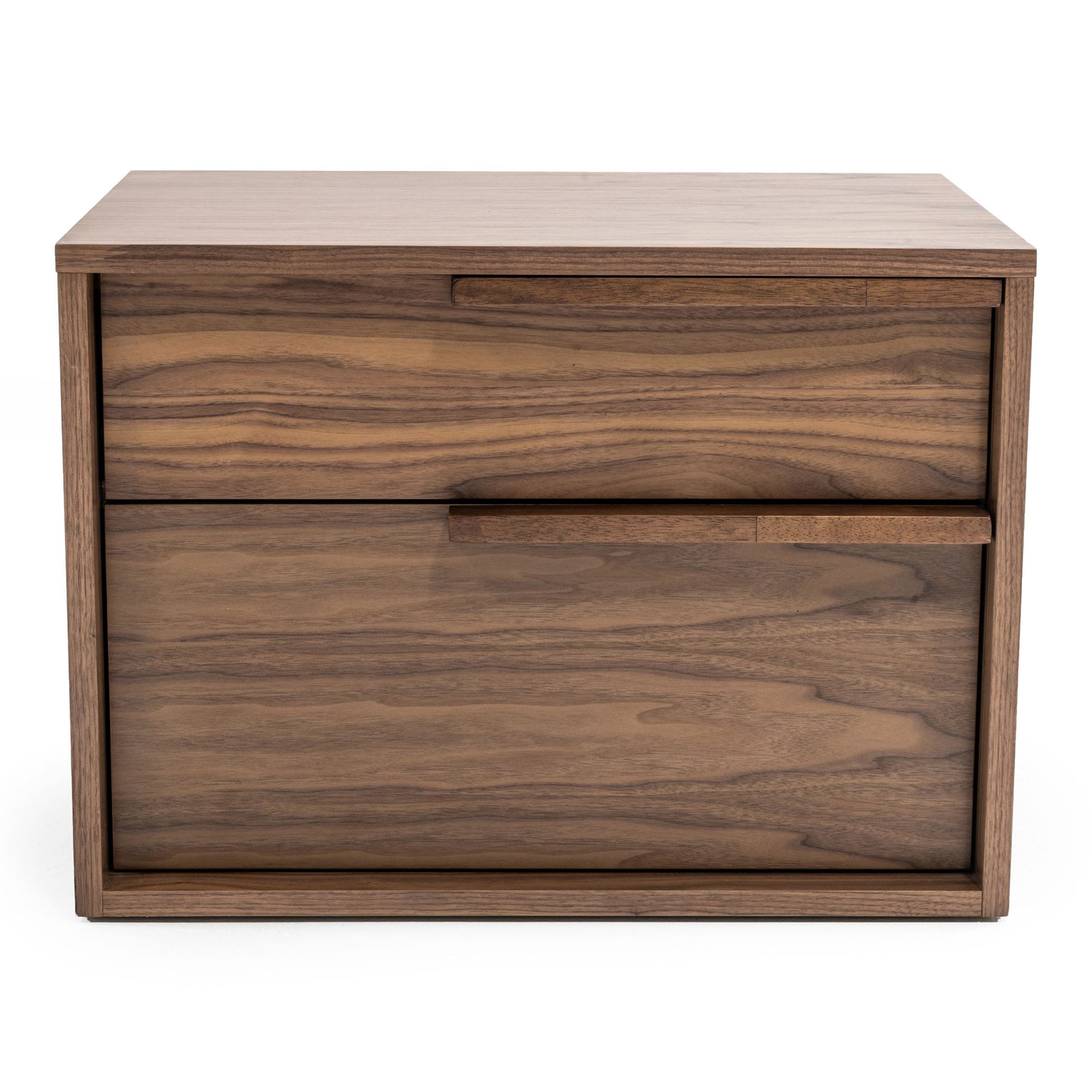 Amberlie - Modern Walnut Nightstand - image 5