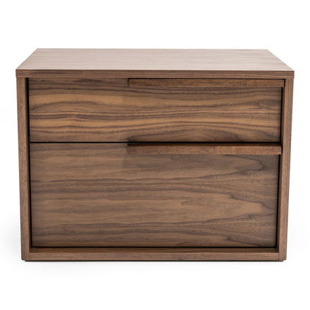 Amberlie - Modern Walnut Nightstand - image 5