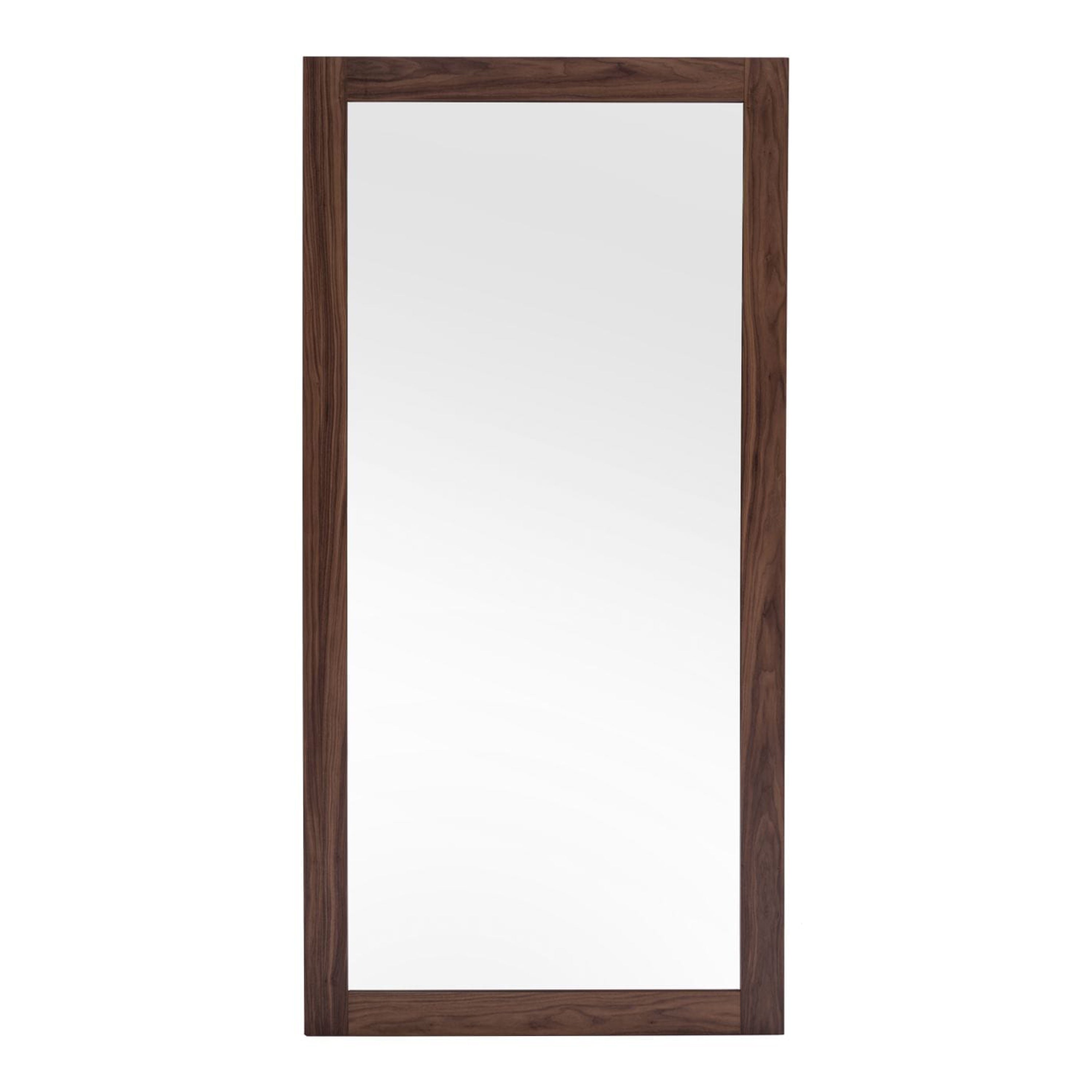 Amberlie - Modern Walnut Floor Mirror - image 3