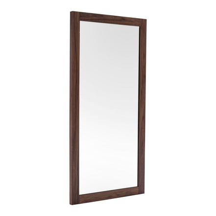 Amberlie - Modern Walnut Floor Mirror - image 4
