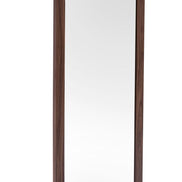 Amberlie - Modern Walnut Floor Mirror