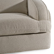 Ambler - Modern Off-White Fabric Sofa w/ 2 Power Recliners - image 5