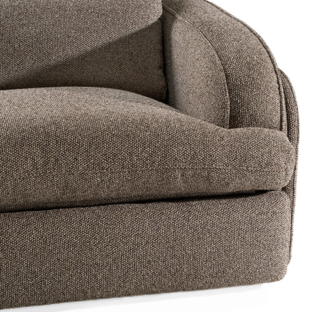 Ambler - Modern Brown Fabric Sofa w/ 2 Power Recliners - image 5