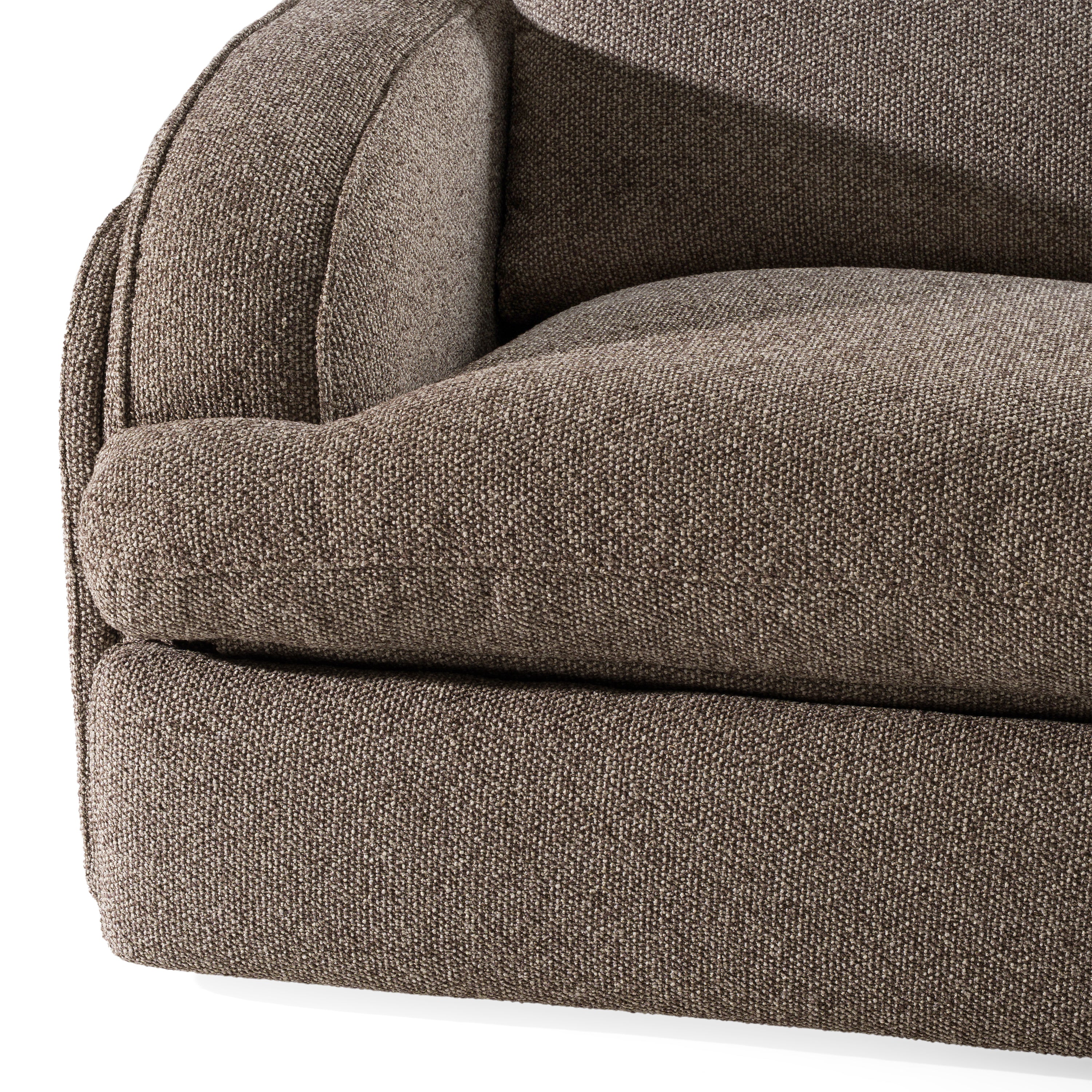 Ambler - Modern Brown Fabric Sectional Sofa w/ 2 Power Recliners Right Facing Chaise - image 5