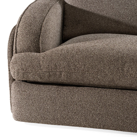 Ambler - Modern Brown Fabric Sectional Sofa w/ 2 Power Recliners Right Facing Chaise - image 5