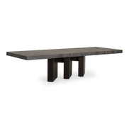 Amsterdam - Modern Grey Volcano & Eucalyptus Oak Dining Table - image 5