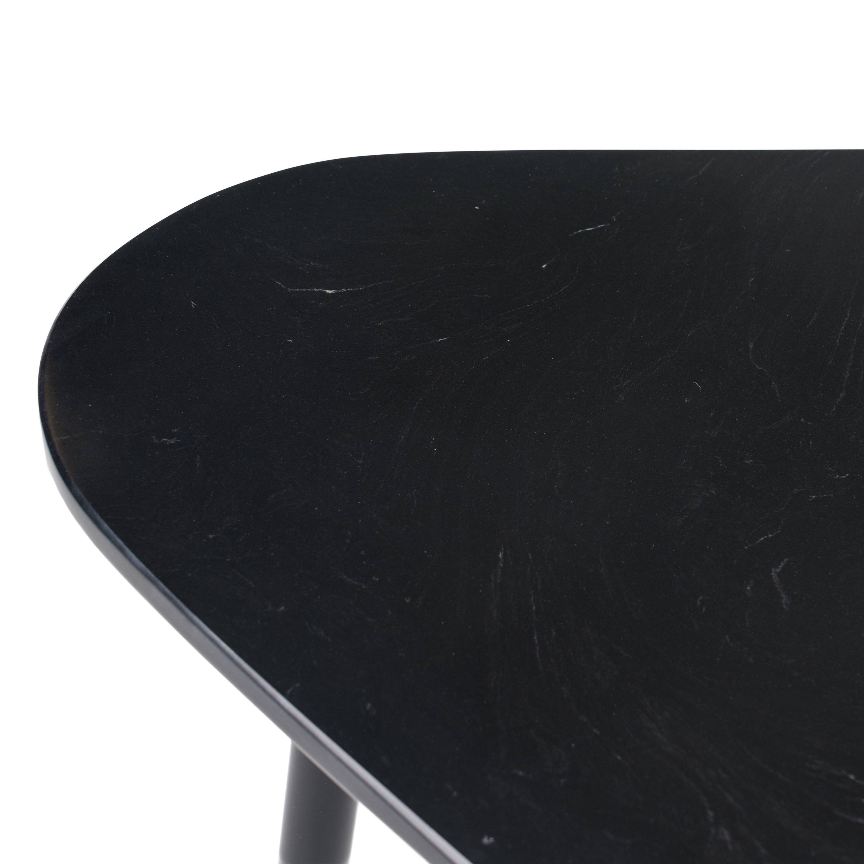 Andros - Black Marble + Black Metal Coffee Table - image 3