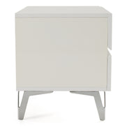 Angela - Italian Modern White Nightstand - image 3