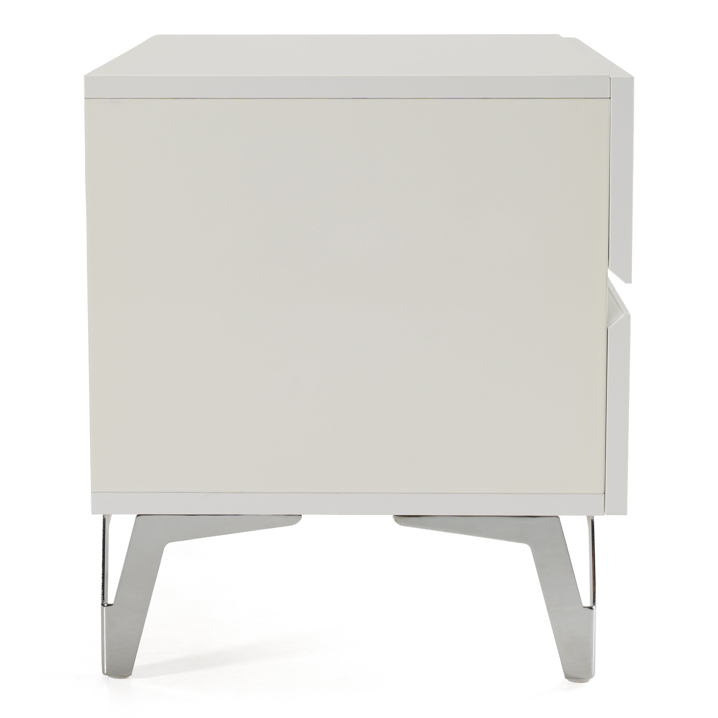 Angela - Italian Modern White Nightstand - image 3