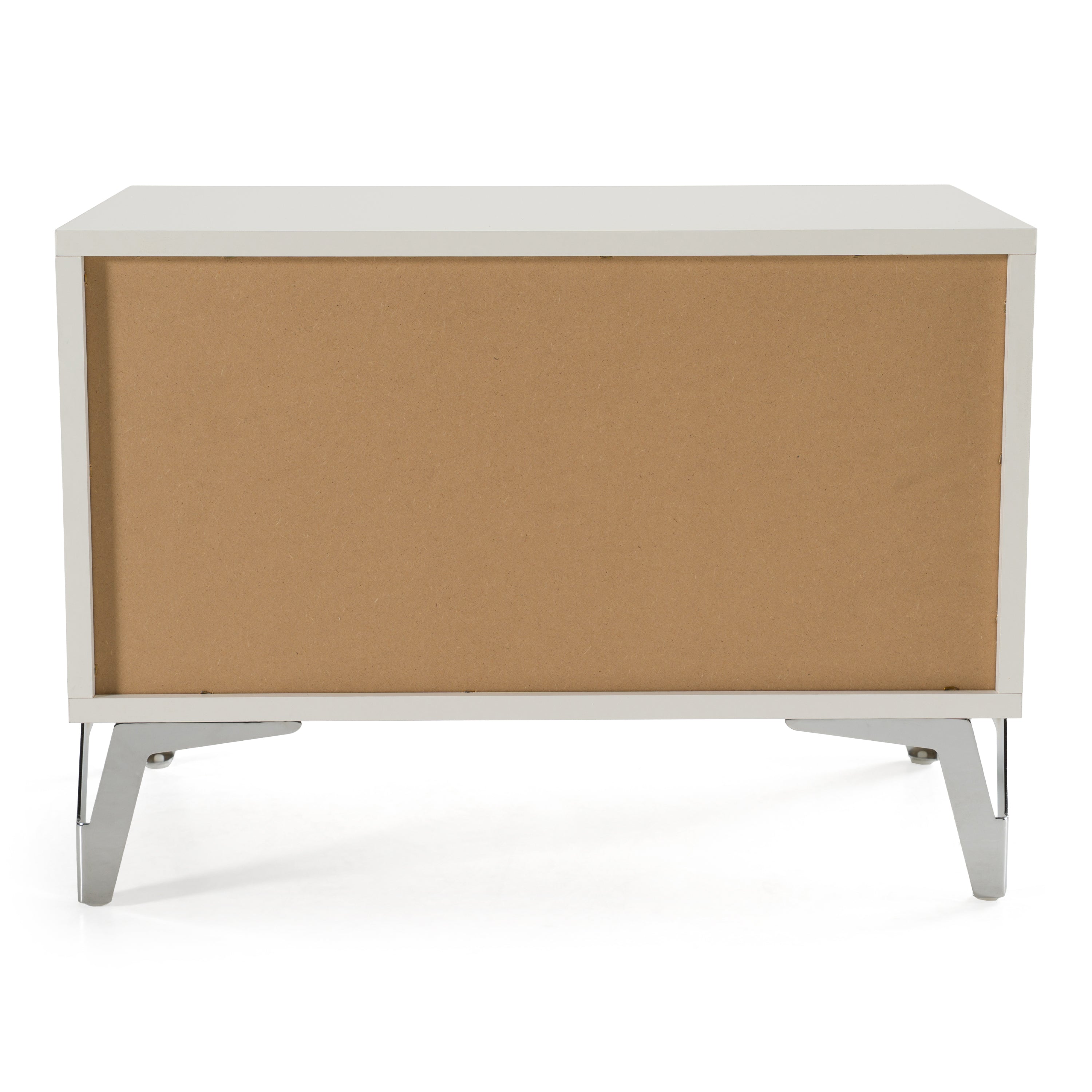 Angela - Italian Modern White Nightstand - image 4