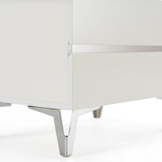Angela - Italian Modern White Nightstand - image 5
