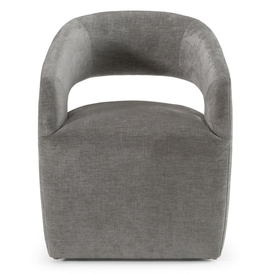 Angie - Modern Grey Fabric Dining Chair - image 2
