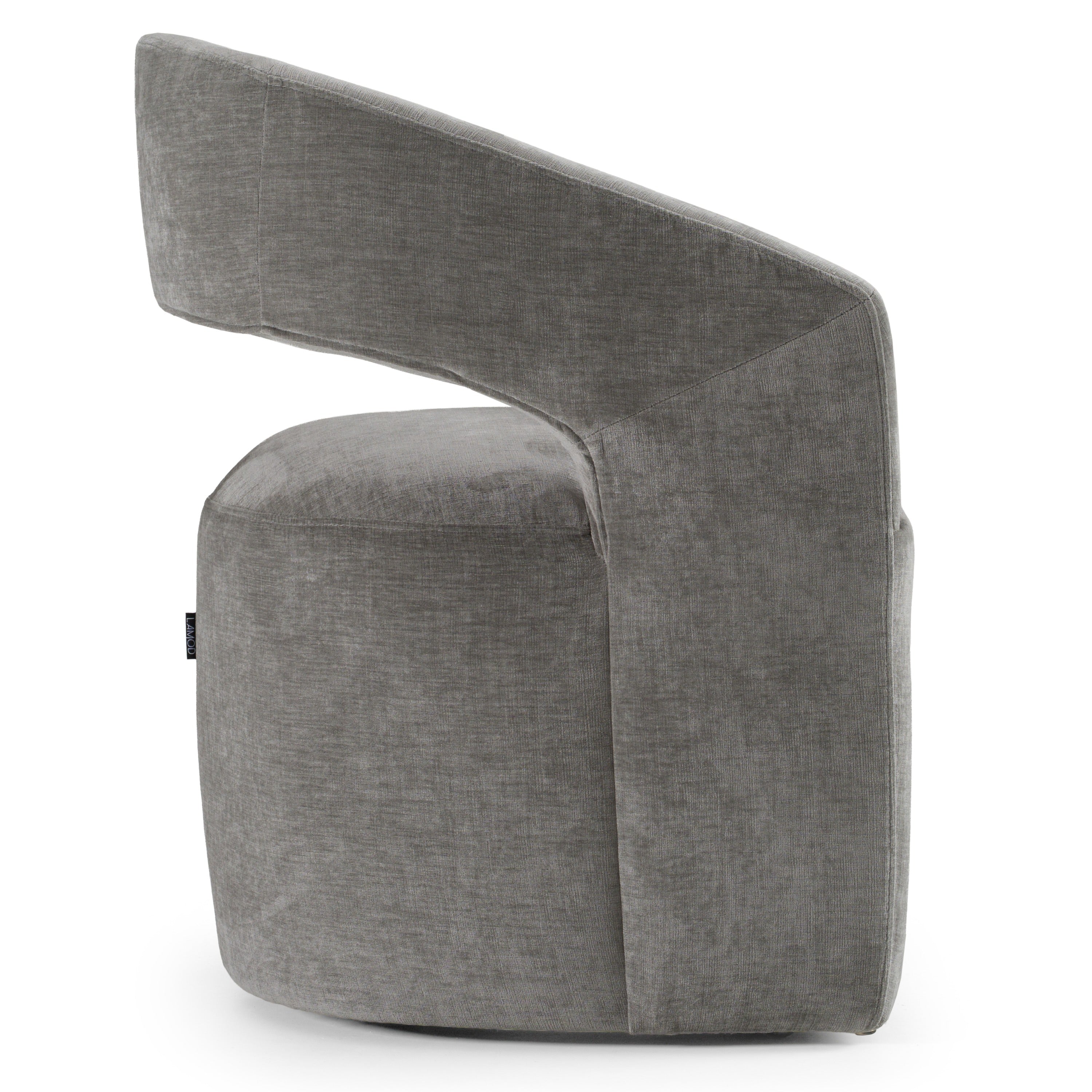 Angie - Modern Grey Fabric Dining Chair - image 3
