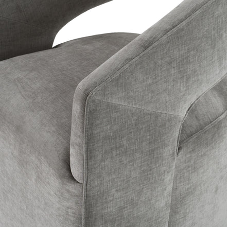 Angie - Modern Grey Fabric Dining Chair - image 5