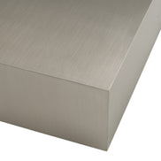 Anvil Modern Brushed Stainless Steel Rectangular Coffee Table - image 3