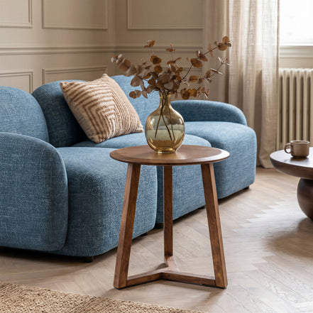 Macaria Side Table Walnut
