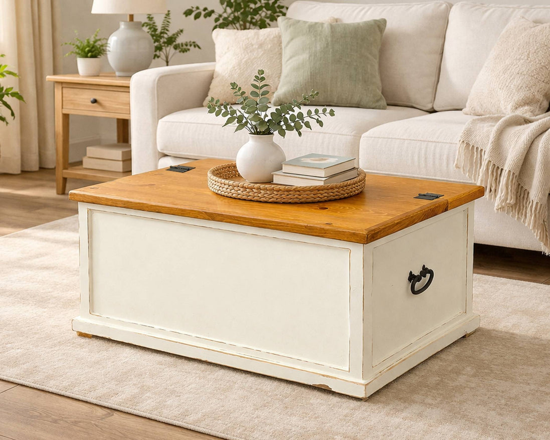 Parras Small Trunk Oyster White