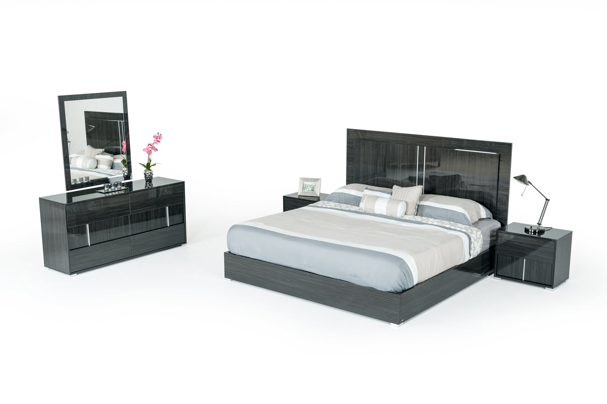 Ari Italian Modern Grey Dresser - image 2