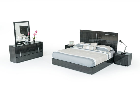 Ari Italian Modern Grey Dresser - image 2