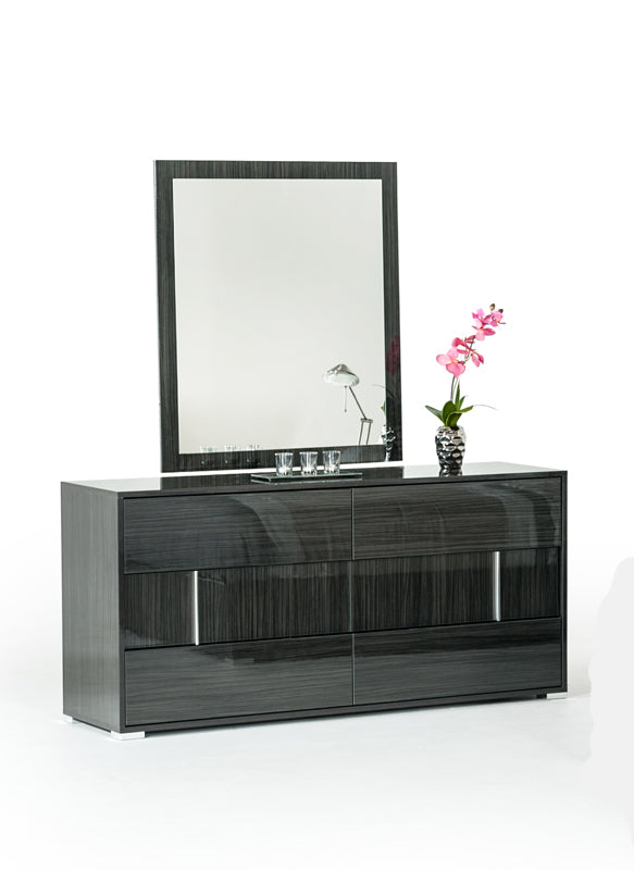 Ari Italian Modern Grey Dresser - image 3