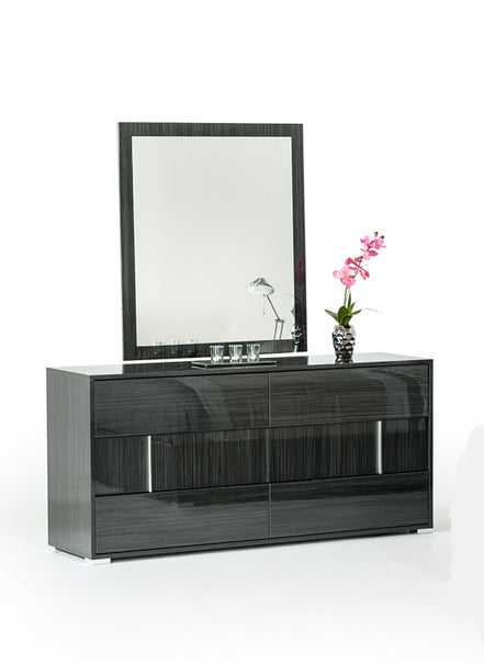 Ari Italian Modern Grey Dresser - image 3
