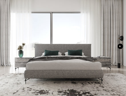 Aria - Italian Modern Multi Grey Q Bedroom Set - image 4
