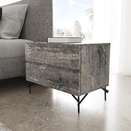 Aria - Italian Modern Multi Grey Q Bedroom Set - image 2