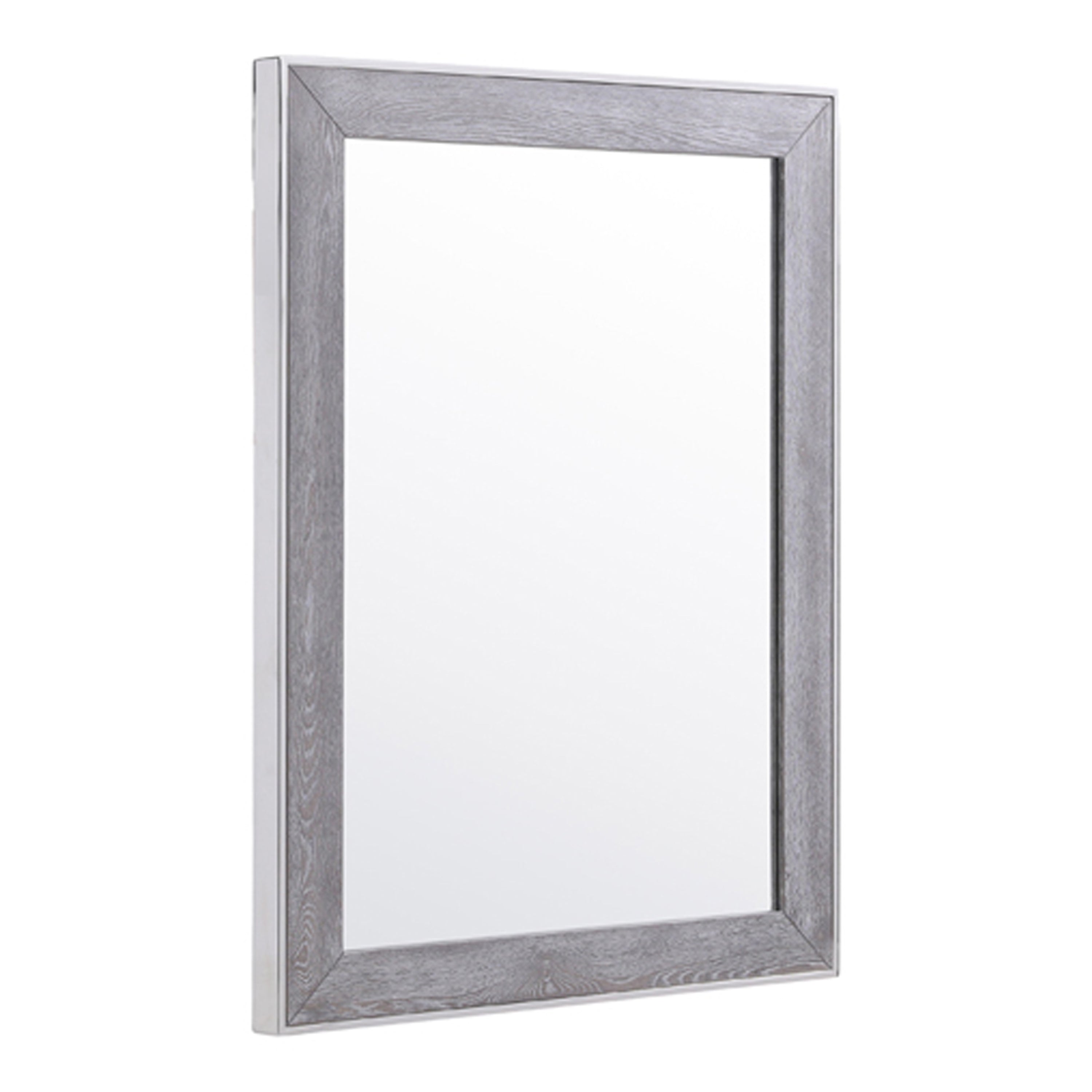 Arlene Modern Grey Elm Mirror - image 5