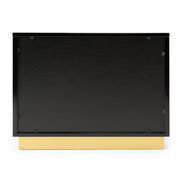Aspen - Modern Wide Black and Gold Nightstand - image 5