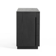 Aspen - Modern Matte Brown Ash & Silver Dresser - image 5