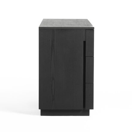 Aspen - Modern Matte Brown Ash & Silver Dresser - image 5