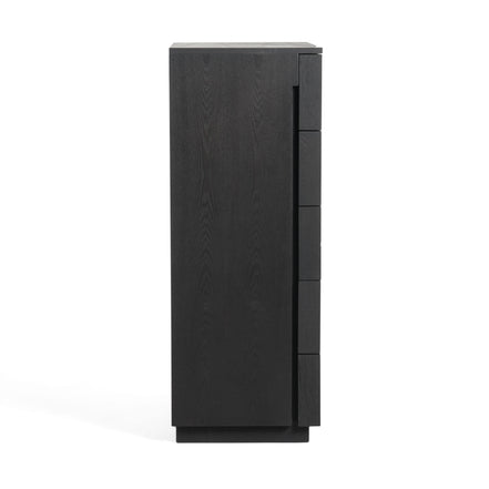Aspen - Modern Matte Brown Ash & Silver Chest - image 5