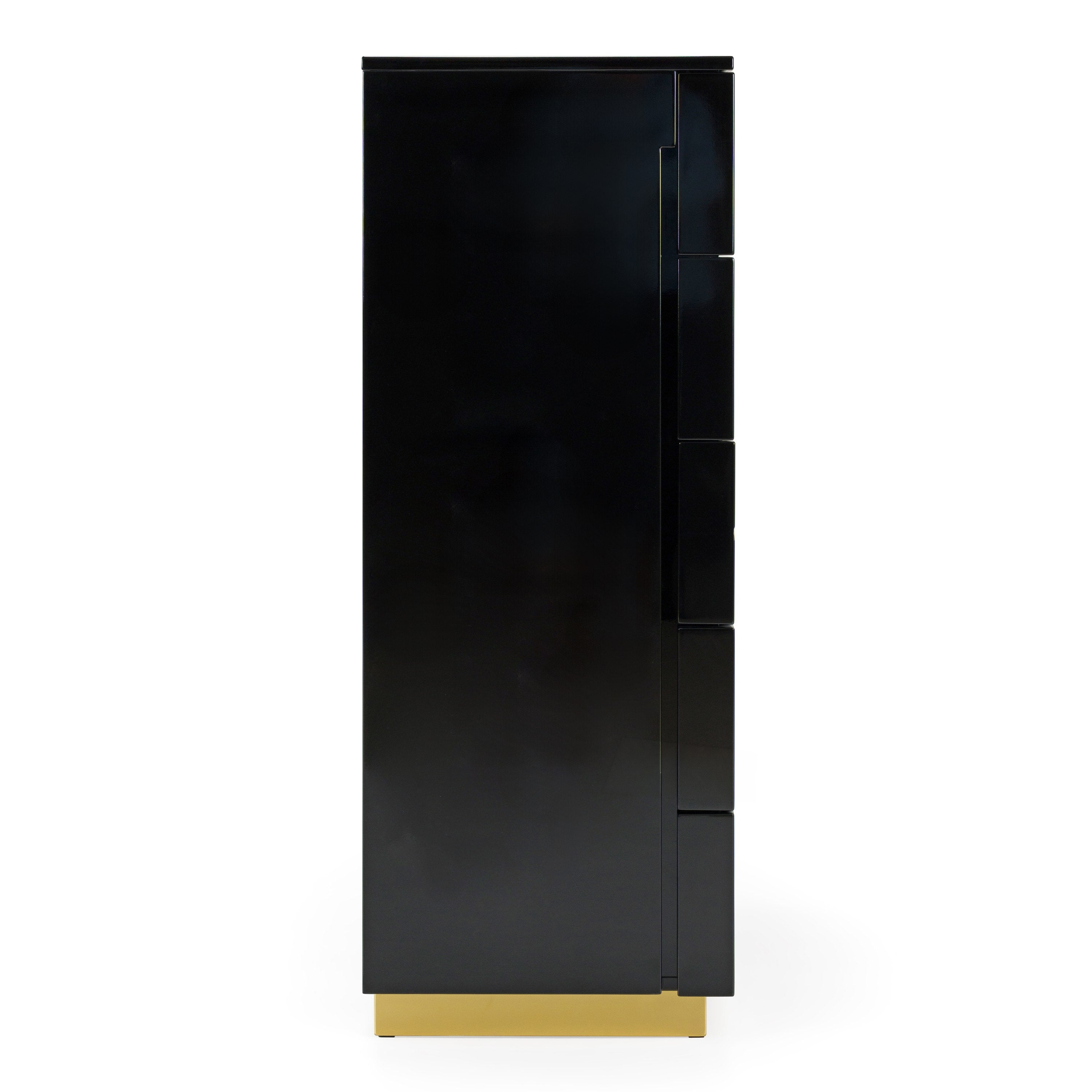 Aspen - Modern Black & Gold Wide Chest - image 2