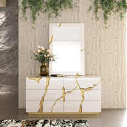 Aspen Modern White Mirror - image 3
