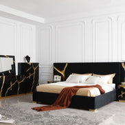 Aspen - Modern Black and Gold Dresser - image 2