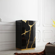 Aspen - Modern Black & Gold Chest