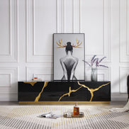 Aspen - Modern Black & Gold TV Stand - image 2