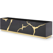 Aspen - Modern Black & Gold TV Stand - image 3