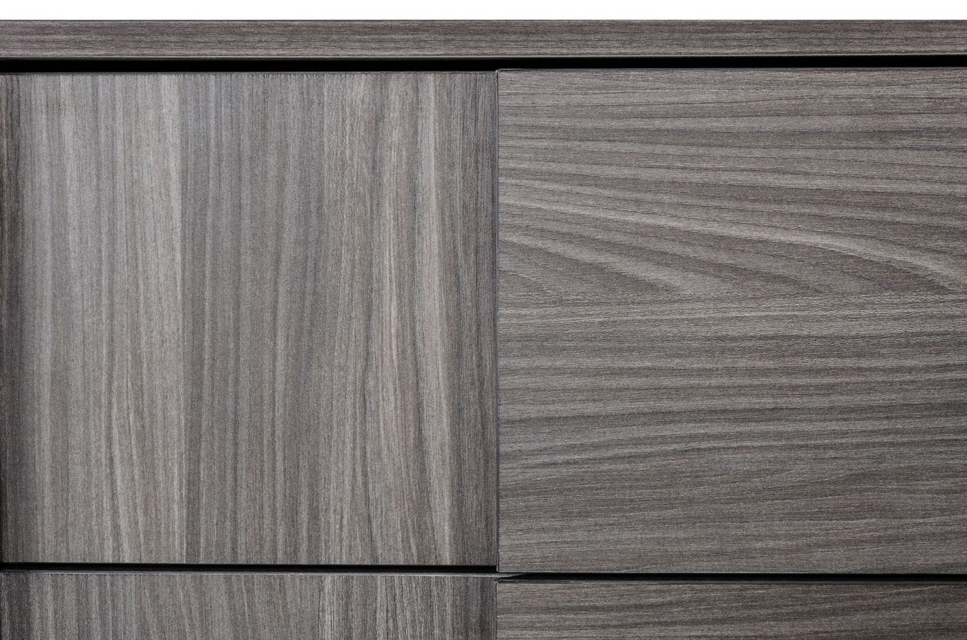 Asus - Italian Modern Elm Grey Dresser - image 4