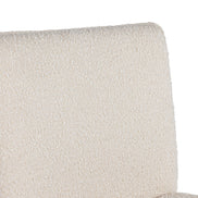 Atlanta - Modern Off-White Fabric & Brass Counter Chair - image 3