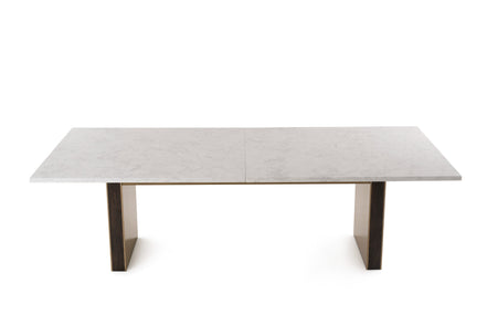 Auer - White Marble & Gold Dining Table - image 5