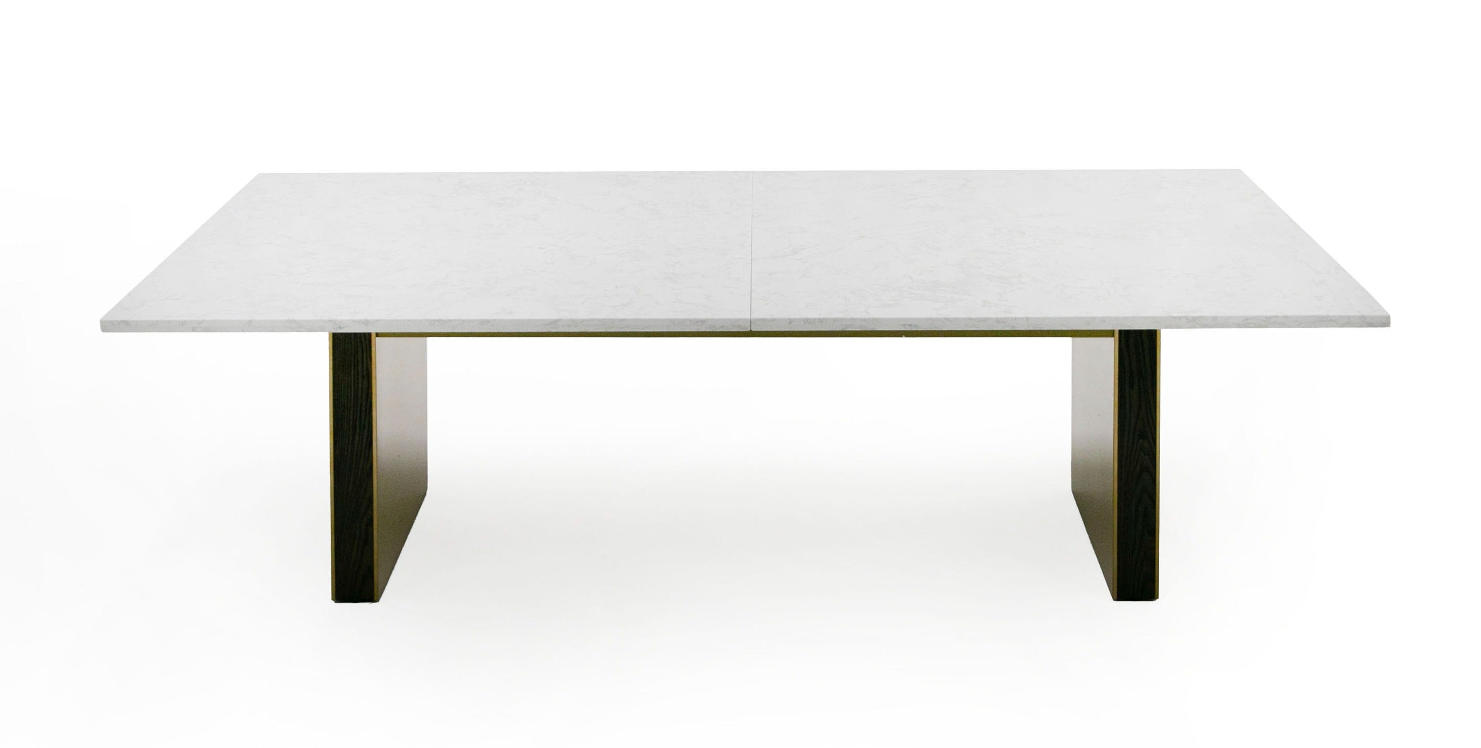 Auer - White Marble & Gold Dining Table - image 2