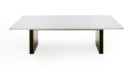 Auer - White Marble & Gold Dining Table - image 2