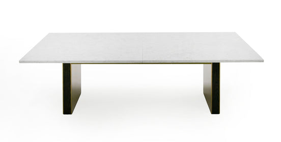 Auer - White Marble & Gold Dining Table - image 2