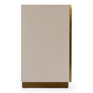Auer - Mid-Century Modern Cream Ash + Gold Buffet - image 4