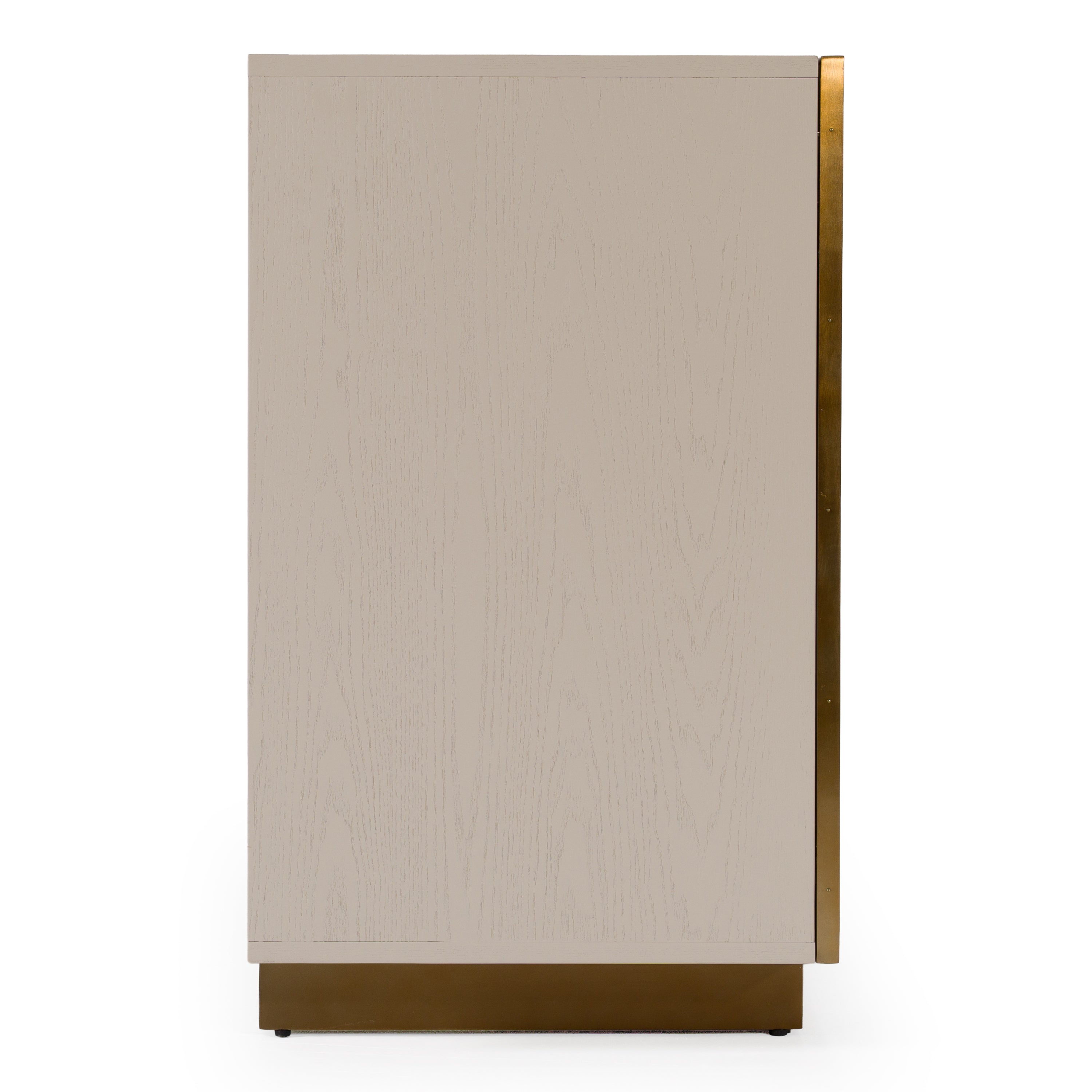 Auer - Mid-Century Modern Cream Ash + Gold Buffet - image 4