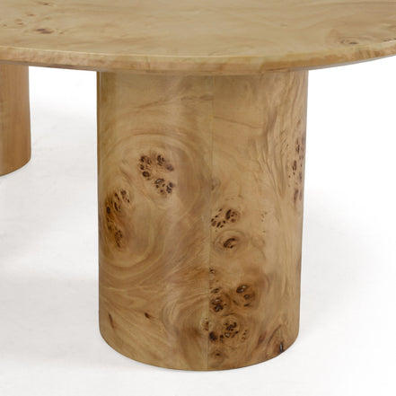 Avril - Modern Burl Freeform Coffee Table - image 4