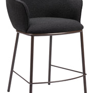 Essen Counter Stool Black & Bronze