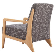 Runa Accent Chair Gray & Natural